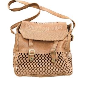 Christian Dior Women's Cannage Messenger Bag